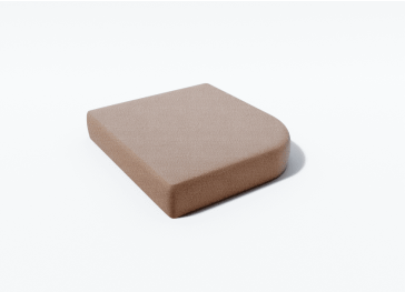Capa quadrangular semicircular direita