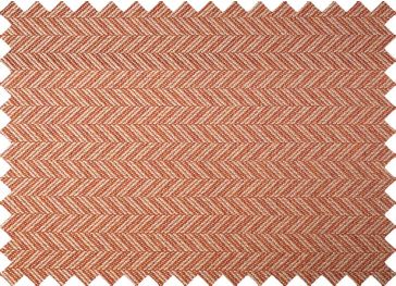 Coordenados em tecido com padrão espinha Terracota