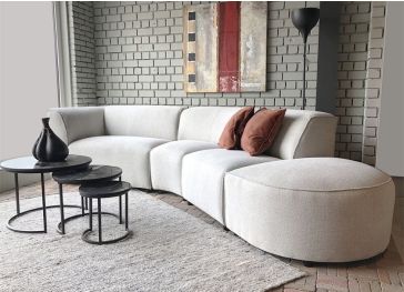 Almofada de assento semicircular reta