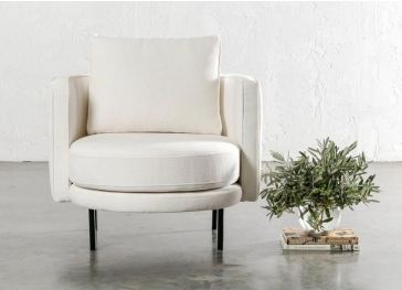 Almofada para assento de cadeira redonda