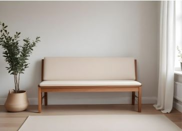 Almofada retangular dobrável para banco