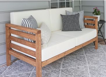 Almofada externa para encosto de banco retangular