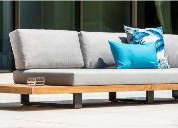 Almofada exterior para costas retangulares