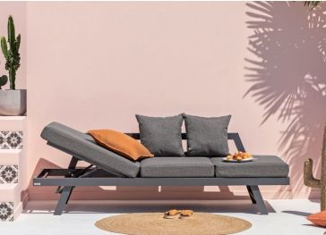 Capa para espreguiçadeira de três corpos