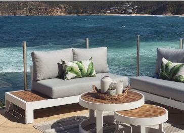 Almofada exterior para assento retangular