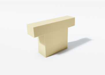 Espuma corte lateral duplo vertical