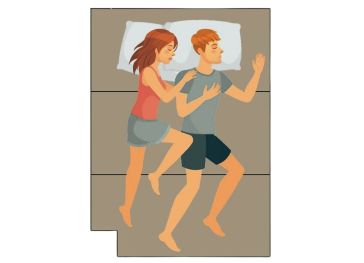 Topper dobrável com corte inferior esquerdo