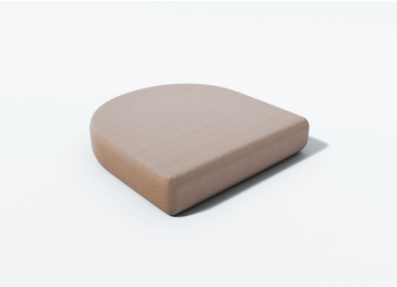 Almofada exterior para cadeira semicircular