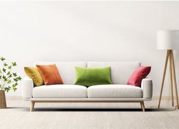 Capa para assento de sofá quadrado