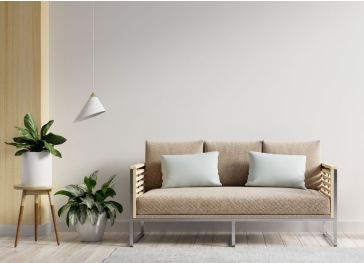 Capa para assento de sofá retangular