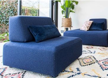 Capa para encosto de sofá com cunha