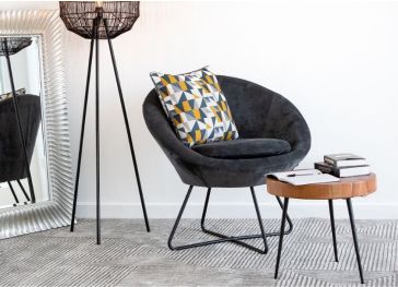 Capa para assento de cadeira redonda