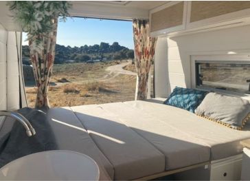 Topper dobrável corte lateral esquerdo superior e inferior