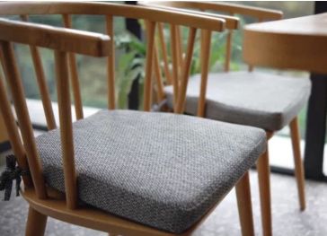 Almofada de cadeira trapezoidal invertida