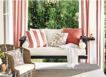 Almofada de exterior para assento de baloiço