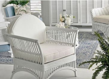 Almofada exterior para encosto semicircular