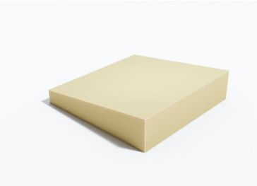 Espuma em cunha plana