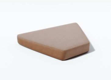 Almofada de cadeira trapezoidal invertida