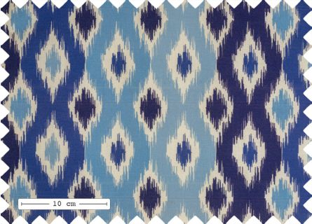 Loneta Estampado Balear Língua Azul