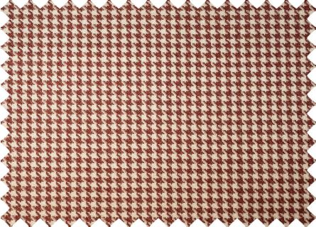 Coordenados em tecido pied-de-poule granada