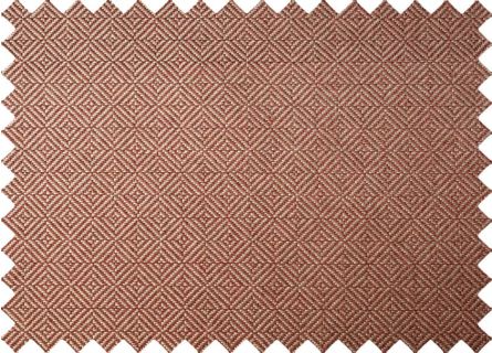 Coordenados em tecido com padrão de losangos em granada