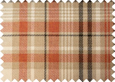 Coordenados em tecido com padrão de xadrez em Bege