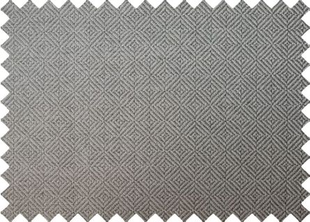 Coordenados em tecido com padrão de losangos em Cinza