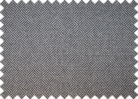 Coordenados em tecido com padrão de losangos em Azul