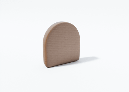 Capa semicircular redonda vertical Capa semicircular redonda vertical