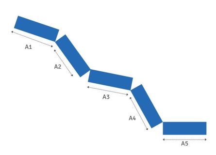 Colchão dobrável corte lateral esquerdo superior e inferior Colchão dobrável corte lateral esquerdo superior e inferior