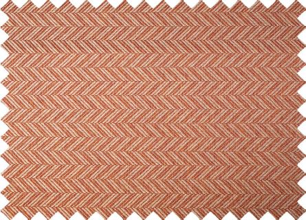 Coordenados em tecido com padrão espinha Terracota